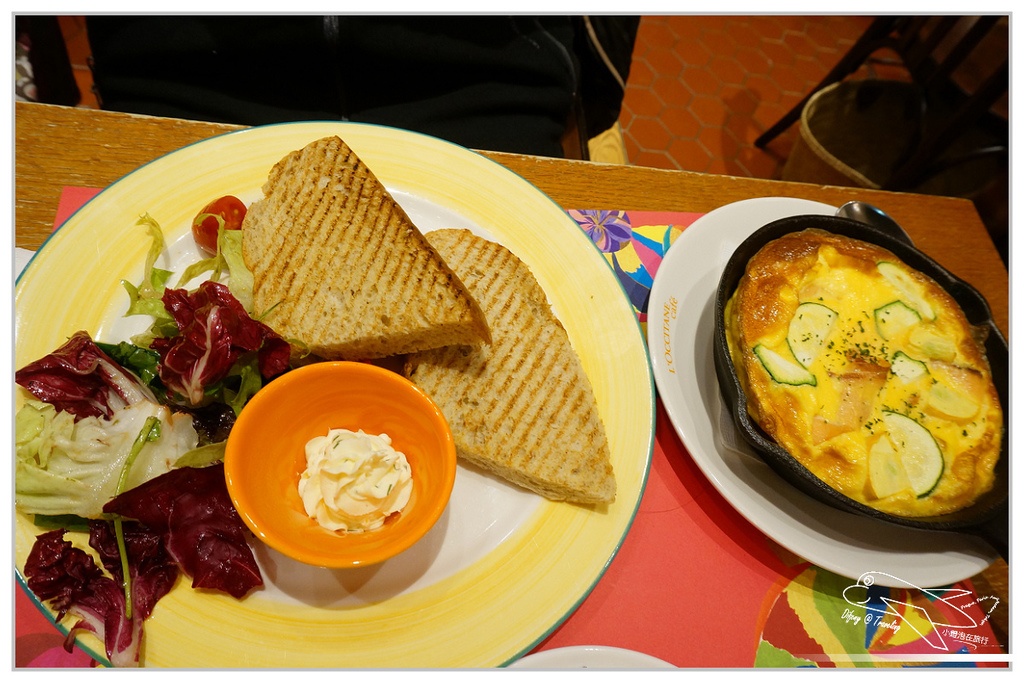 [食記。北部]臺北大安|Ｌ’Occitane cafe’歐舒丹咖啡館。想念普羅旺斯的好地方～回味旅行的幸福、閨蜜一定要一起來～國父紀念館美食推薦～