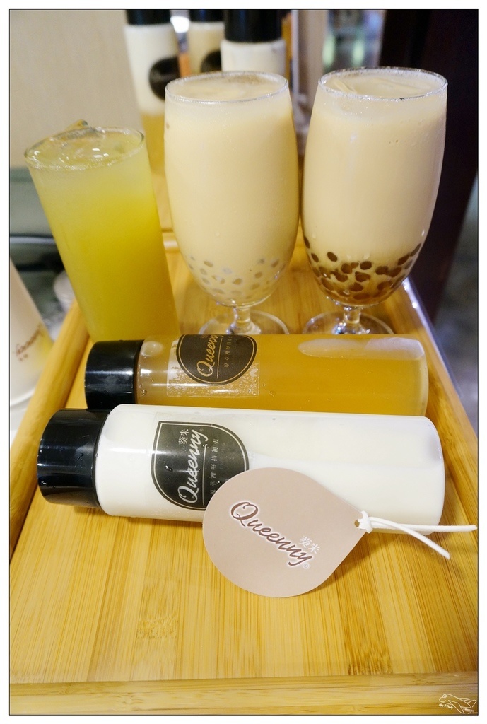 [台北車站好喝茶飲]葵米Queenny。驚動粉圓界最Q彈珍珠奶茶。獨家黑糖炒珍珠。HOYII北車站B1～