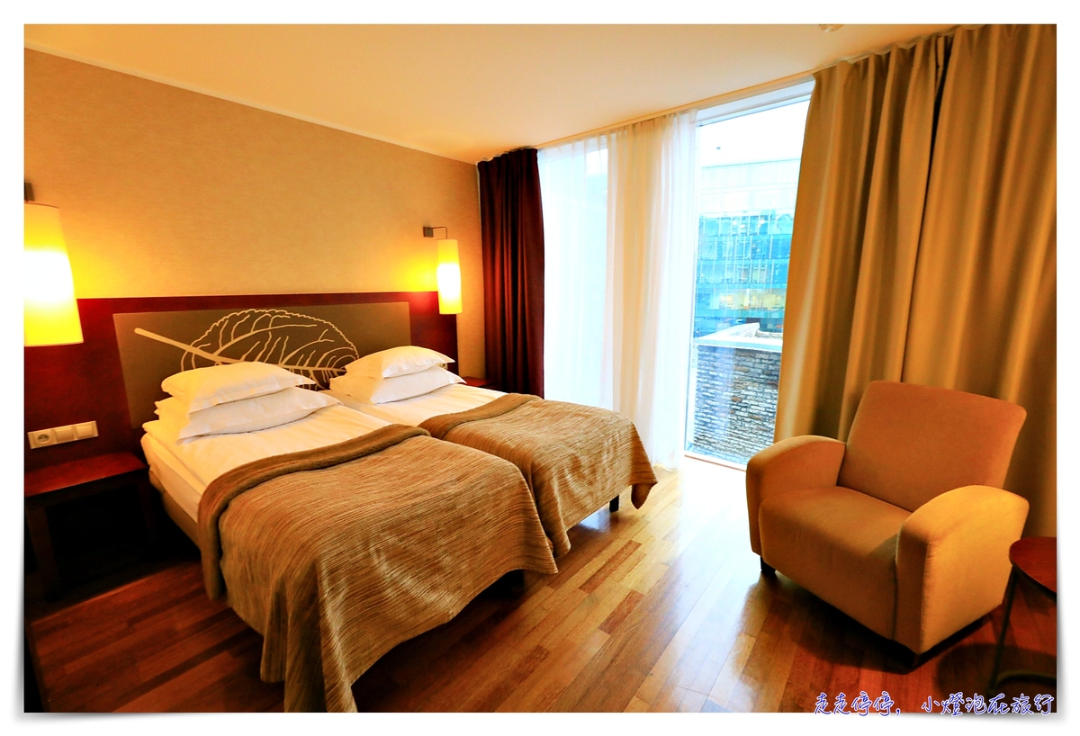 塔林住宿四星飯店｜Nordic Hotel Forum，四星酒店、近商場、老城區步行可達，服務品質佳～