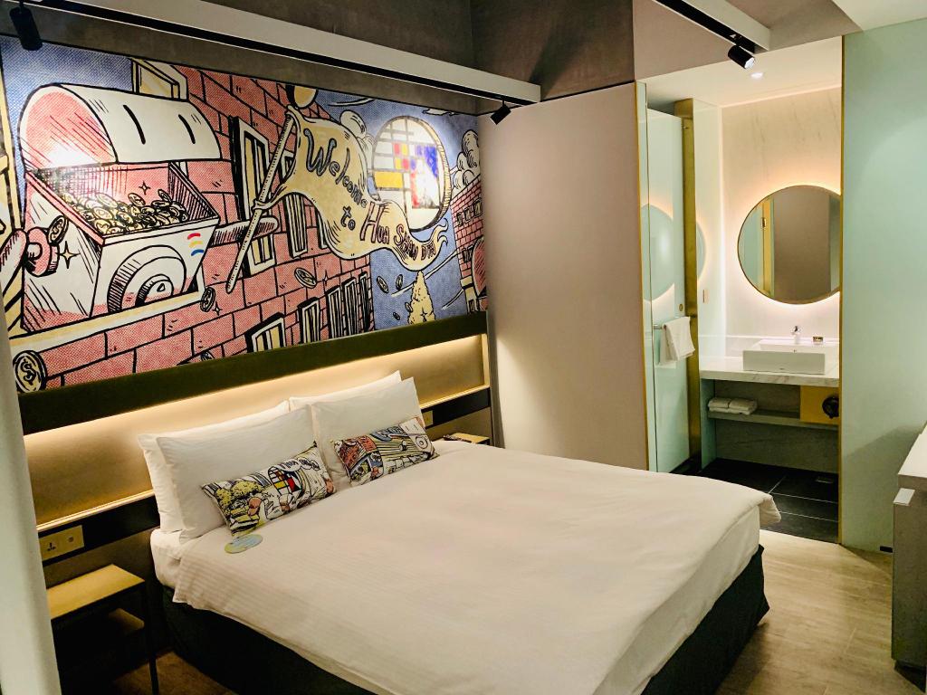 住在金庫裡｜天成文旅-華山町，1300未稅含早餐，適用安心旅遊後，最低300元可入住～中秋節還有房～ @走走停停，小燈泡在旅行