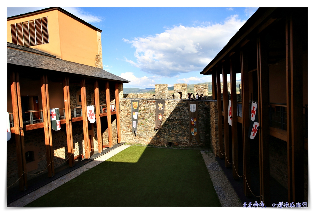 西班牙親子朝聖之路｜Day3，火車抵達Ponferrada，慢行在龐費拉達～Castillo de Ponferrada、Iglesia de San Andres、Albergue de Peregrinos San Nicolás de Flue