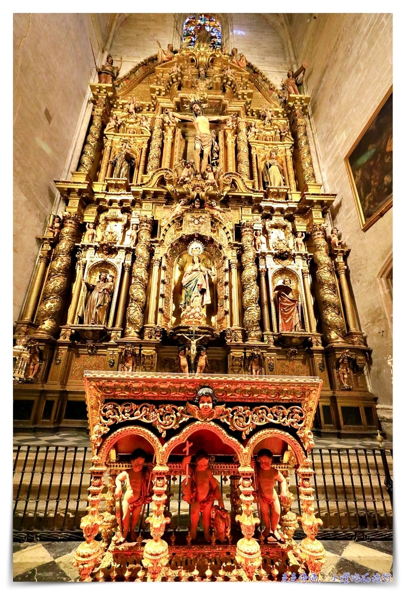塞維亞大教堂（西維爾主教座堂）｜ Catedral de Sevilla，哥倫布棺木放置處，世界第三大教堂/世界上最大的哥德式教堂