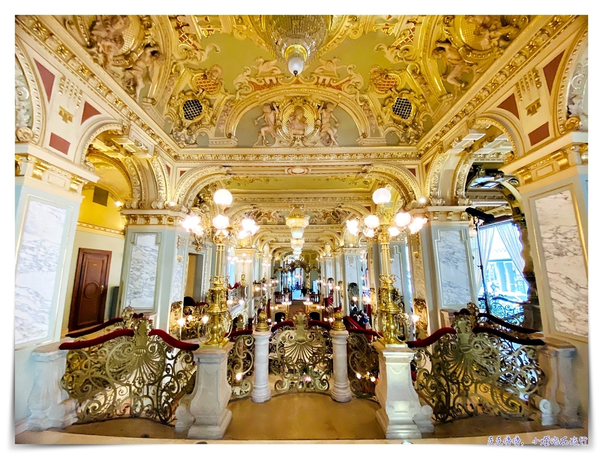 世界最美咖啡館｜布達佩斯紐約咖啡館，別只喝咖啡喔，煎鴨肉非常好吃～