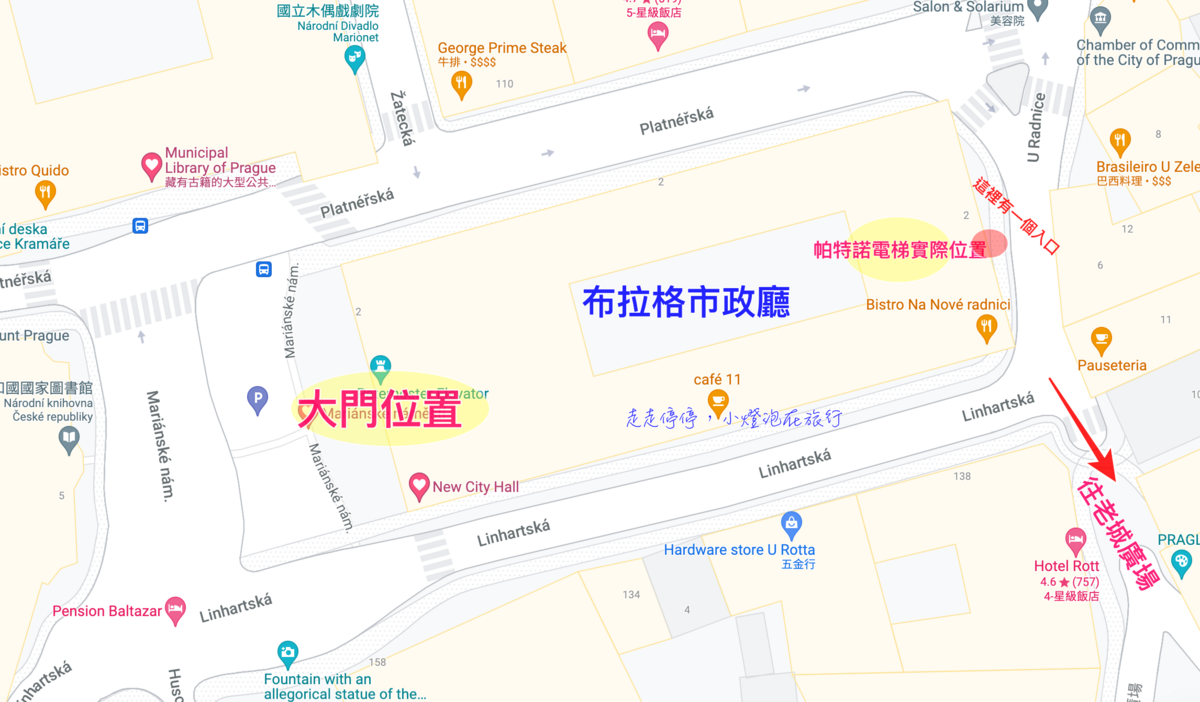 布拉格市政廳電梯｜New  prague City Hall 19世紀沒有門也不會停的神秘古老電梯Paternoster Elevator，搭乘秘訣大公開