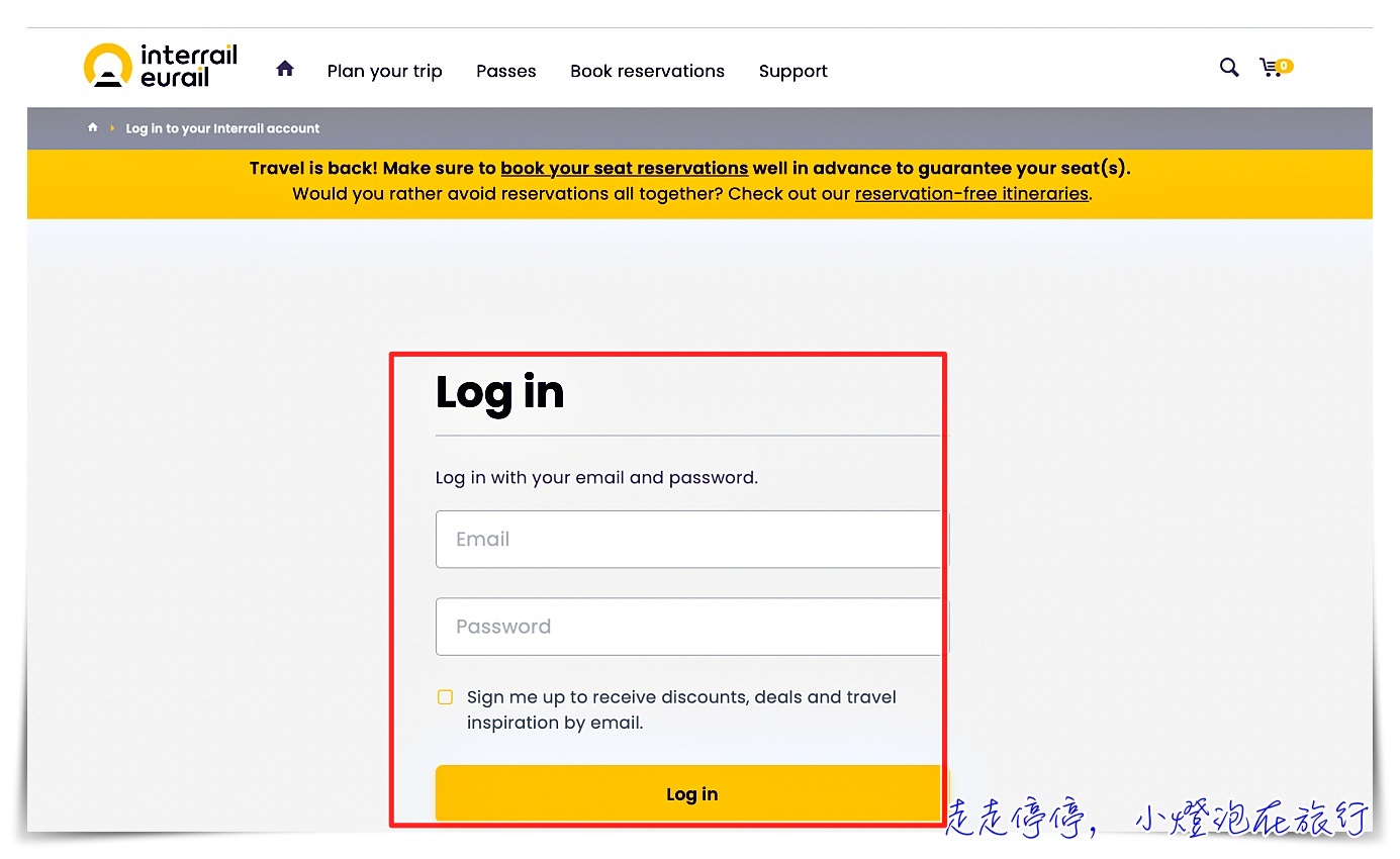 歐洲之星訂位｜持有歐鐵通行證Eurail pass，搭乘歐洲之星eurostar到倫敦訂位方式與步驟