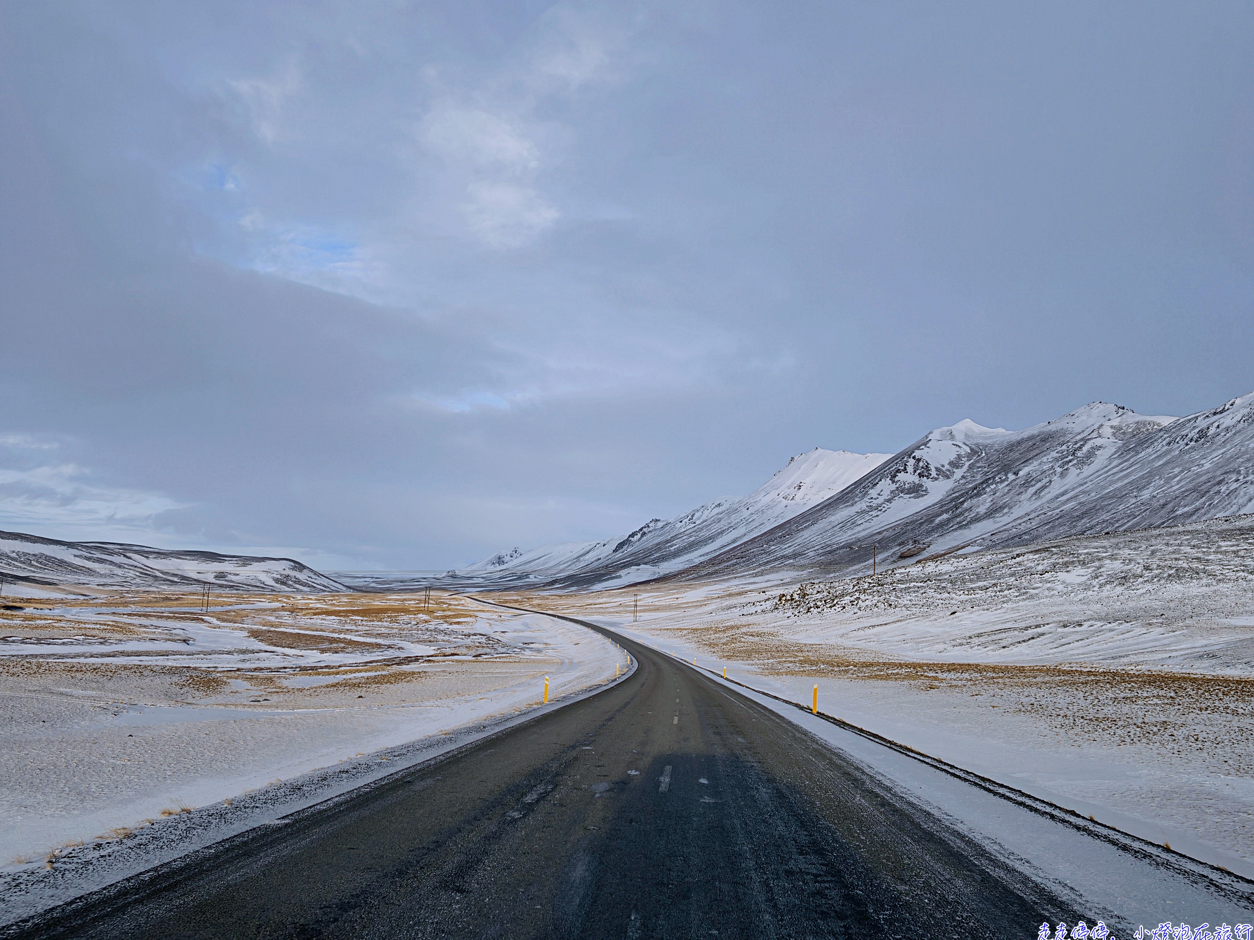 冰島環島親子自駕第六天｜Egilsstaðir → Mývatn米湖，冬季絕美公路，超值得但請帶著敬畏走