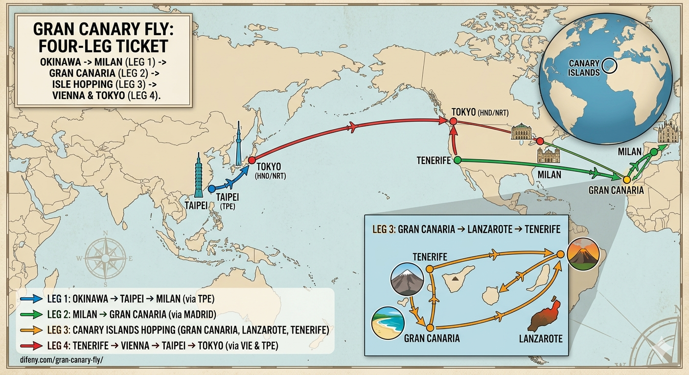 網站近期文章：飛加納利群島怎麼去？從四腿票接LCC的完整搭機紀錄