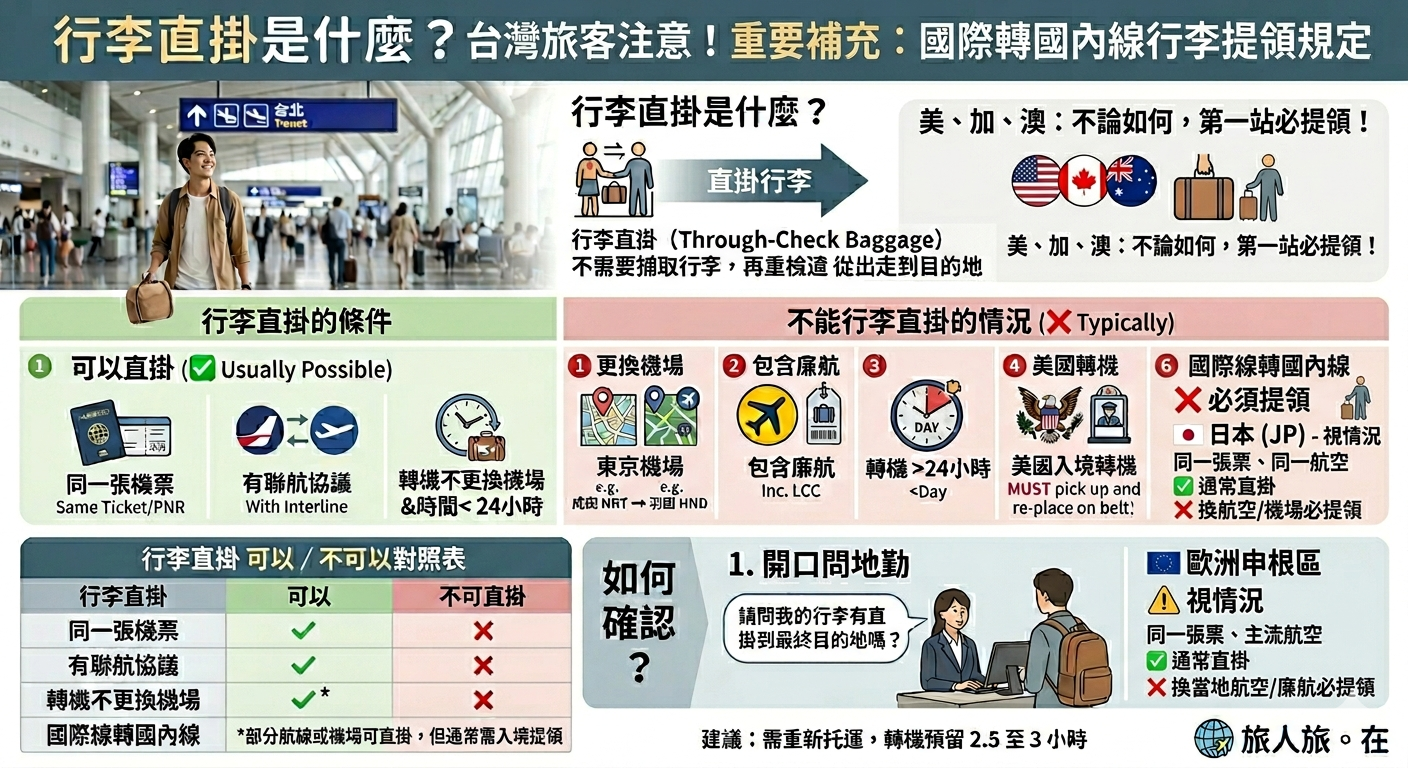 網站近期文章：行李直掛是什麼？7種不能直掛的情況完整說明