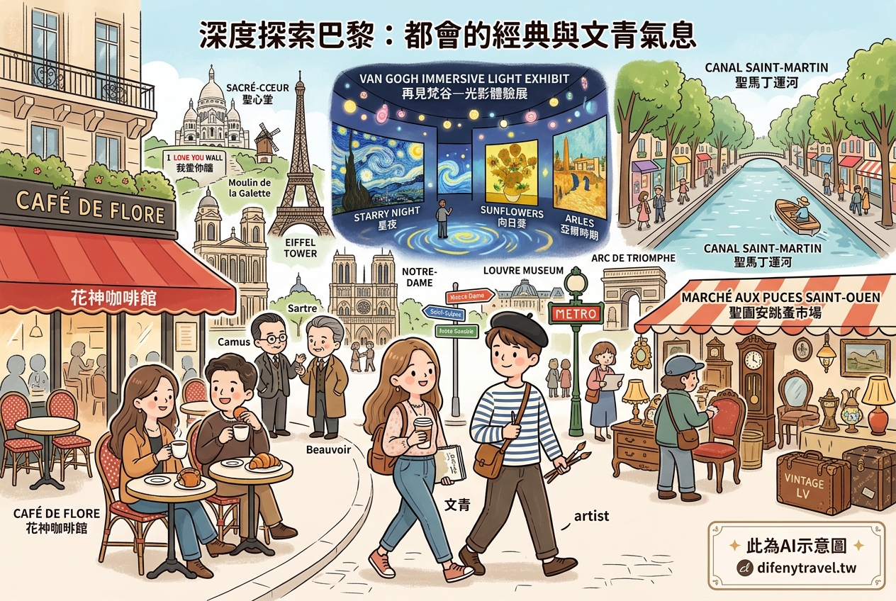 網站近期文章：深度探索巴黎：從左岸咖啡到藝術光影，體驗都會的經典與文青氣息