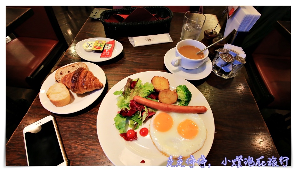 京都第一名早餐｜進進堂三条河原町店，麵包籃吃到飽~進々堂，京都百年麵包店