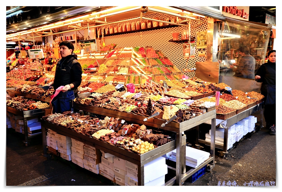 巴塞隆納波格利亞Mercat de la Boqueria市場｜水果、果汁、點心通通豪放好便宜，CNN報導世界十大最新鮮、浮誇市場之一