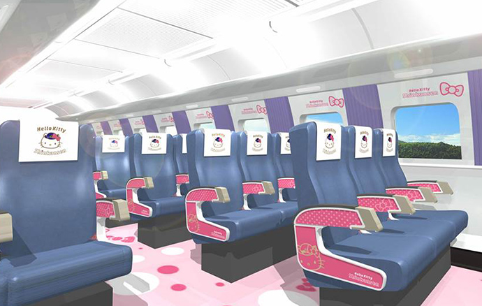 Hello Kitty新幹線即將登場！2018.6.30起往回博多～新大阪區間～西日本旅客鐵道重力出擊！